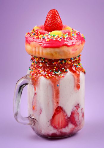 Freakshake. Extreme milkshake.